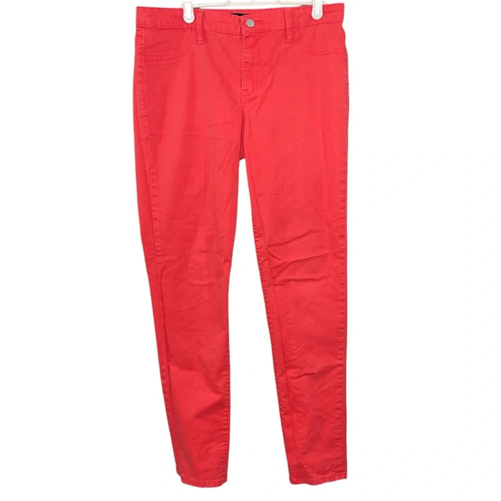 🔥 Stand Out in Style – Calvin Klein Red/Coral Jeans, Size 12 🔥